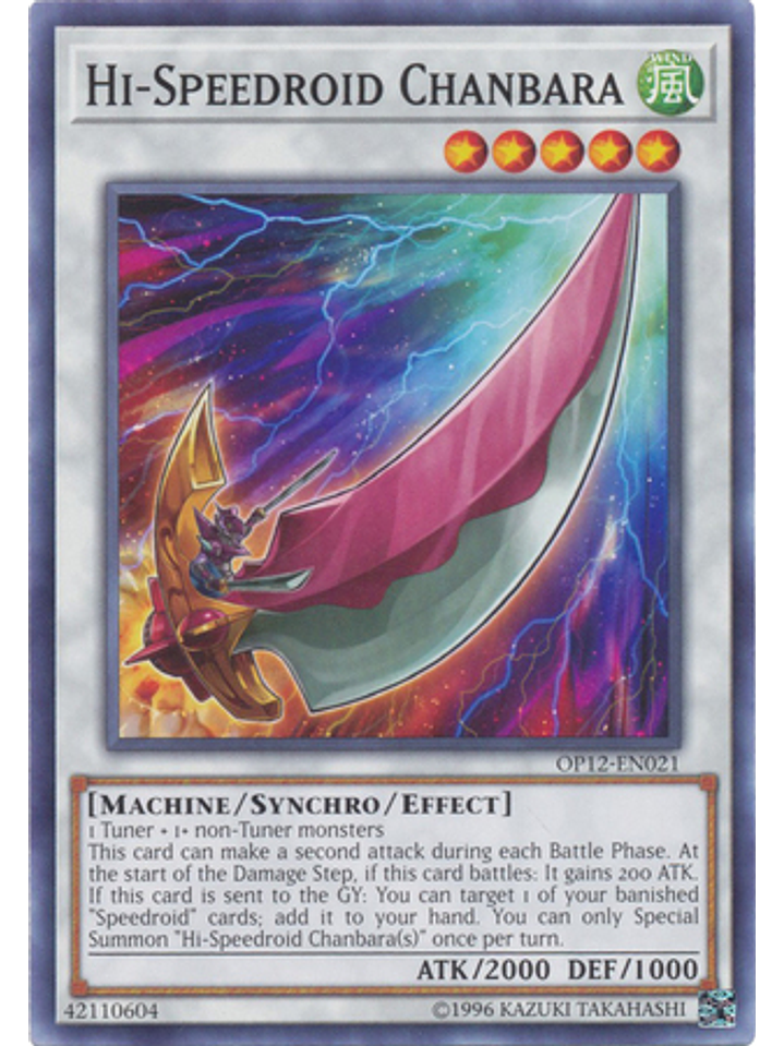 Hi-Speedroid Chanbara - OP12-EN021 - Common 1