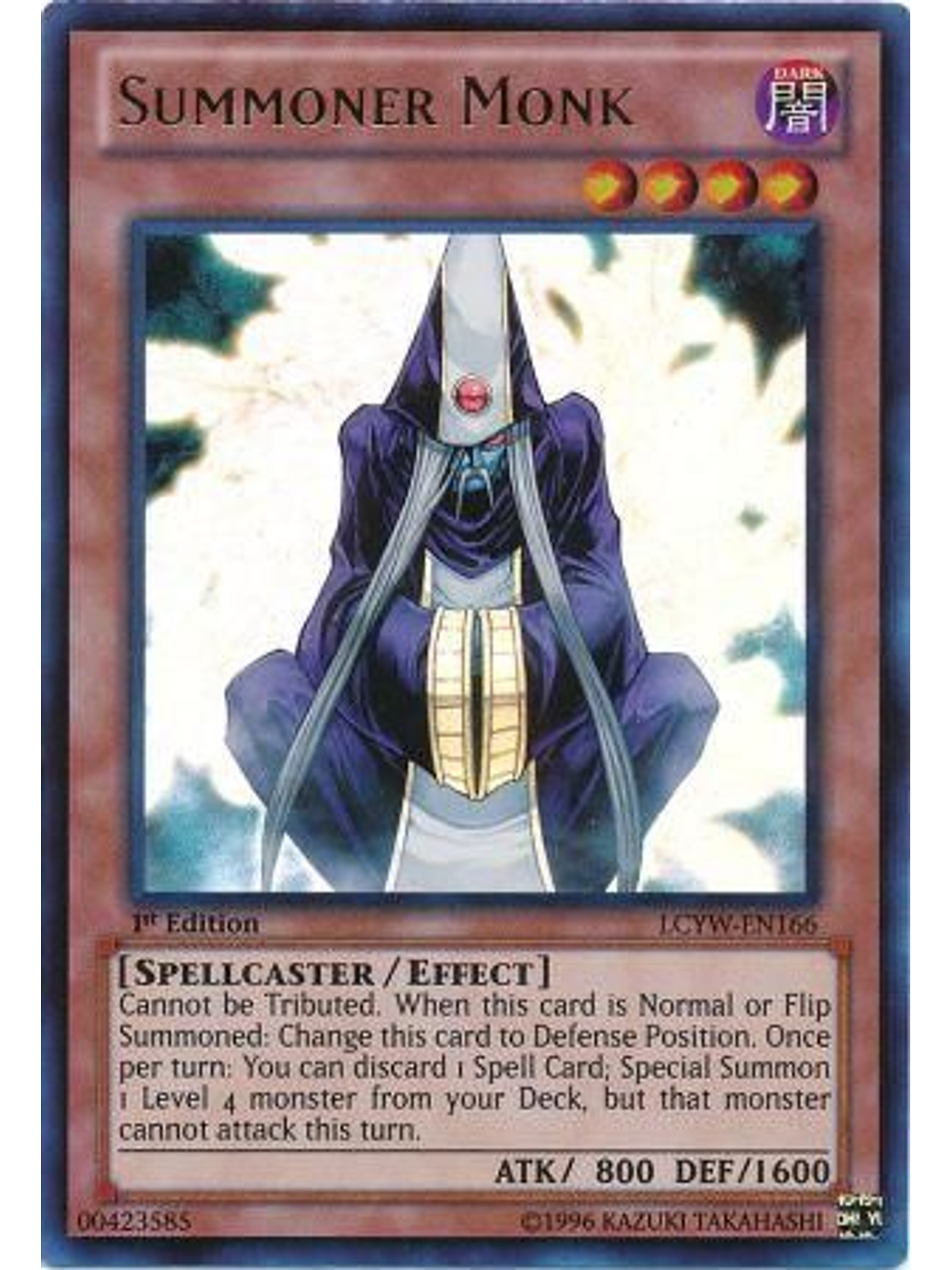 Summoner Monk - LCYW-EN166 - Ultra Rare 1st Edition 1