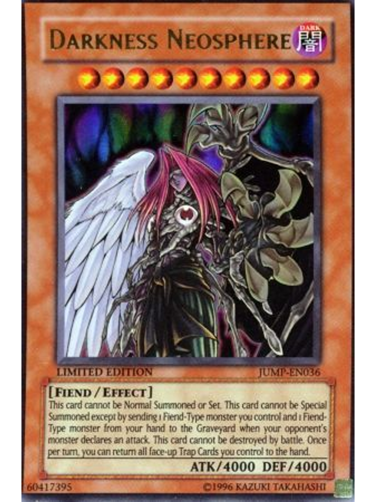 Darkness Neosphere - JUMP-EN036 - Ultra Rare 1