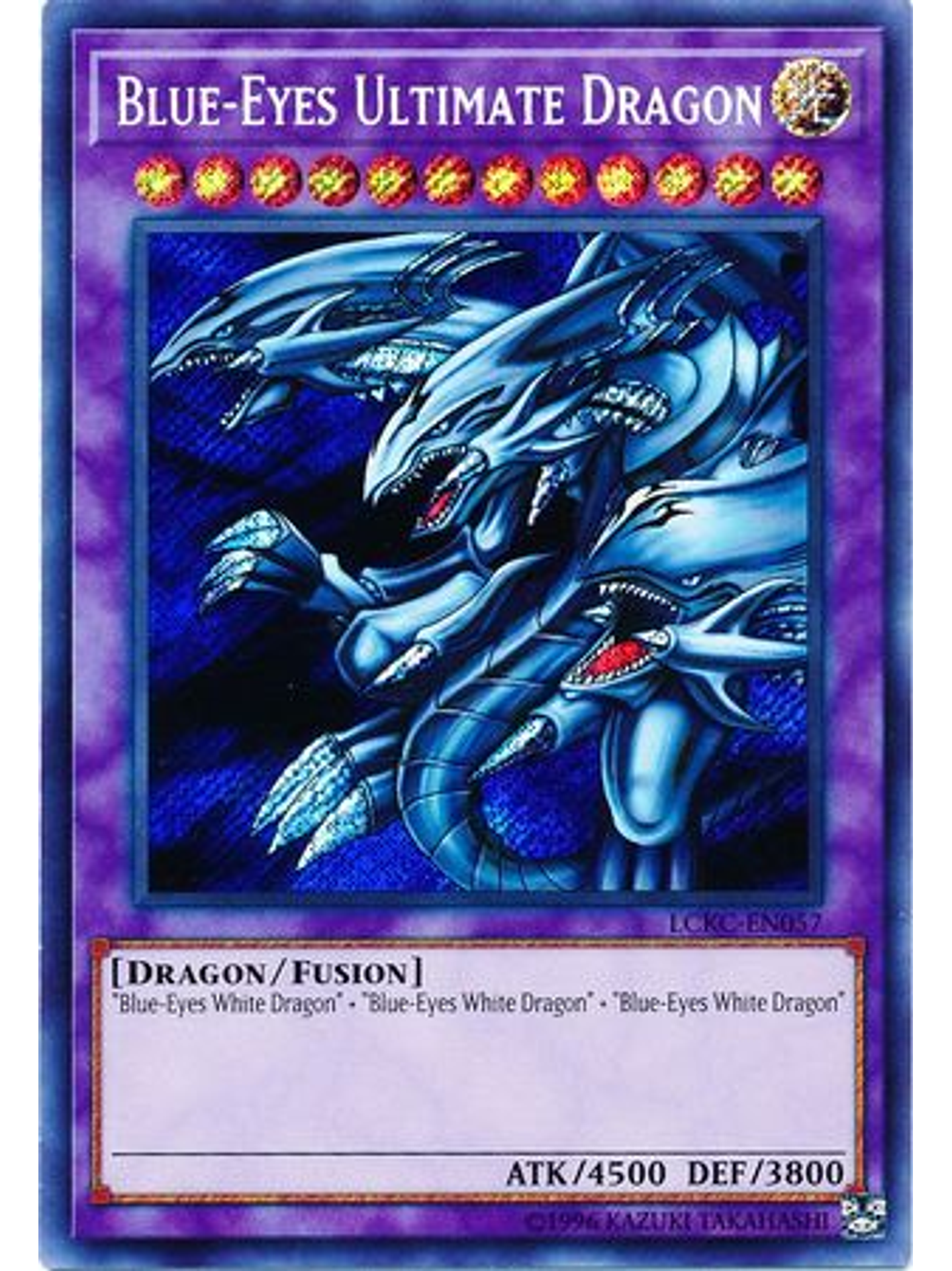 Blue-Eyes Ultimate Dragon - LCKC-EN057 - Secret Rare Unlimited 1