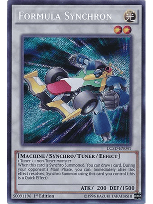 Formula Synchron - LC5D-EN041 - Secret Rare 1st Edition