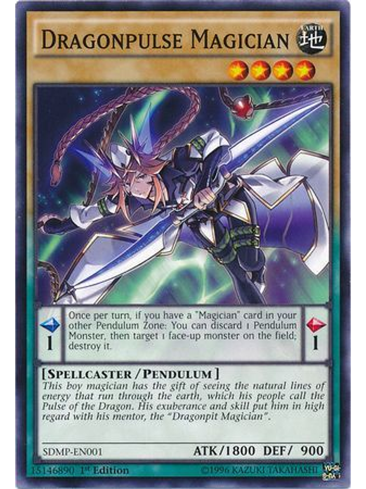 Dragonpulse Magician - SDMP-EN001 - Common 1st Edition 1