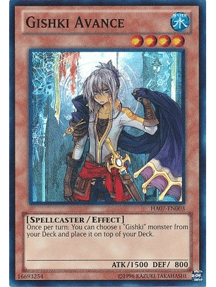 Gishki Avance - HA07-EN003 - Super Rare Unlimited