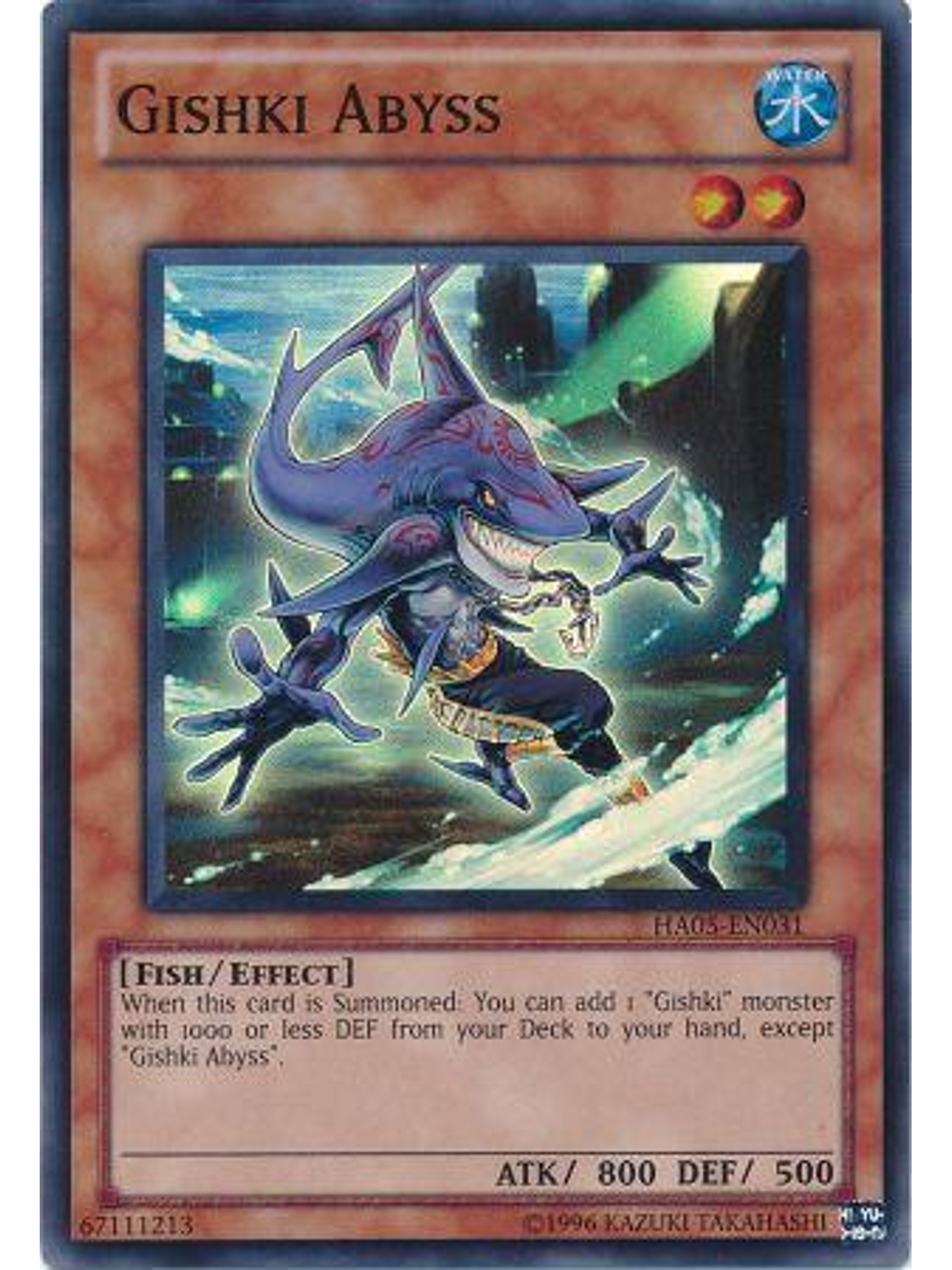 Gishki Abyss - HA05-EN031 - Super Rare Unlimited Edition 1