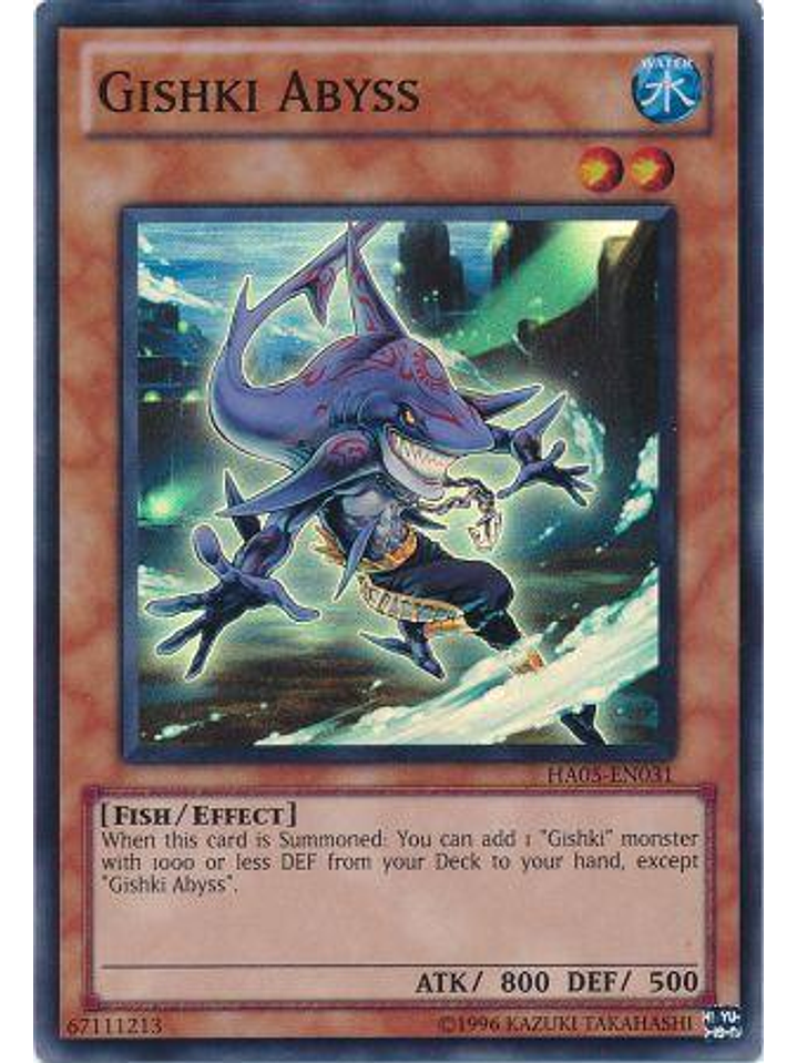 Gishki Abyss - HA05-EN031 - Super Rare Unlimited Edition 1