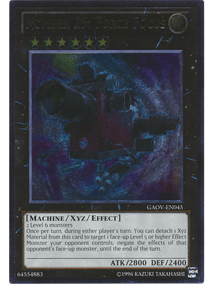 Number 25: Force Focus - GAOV-EN045 - Ultra Rare Unlimited