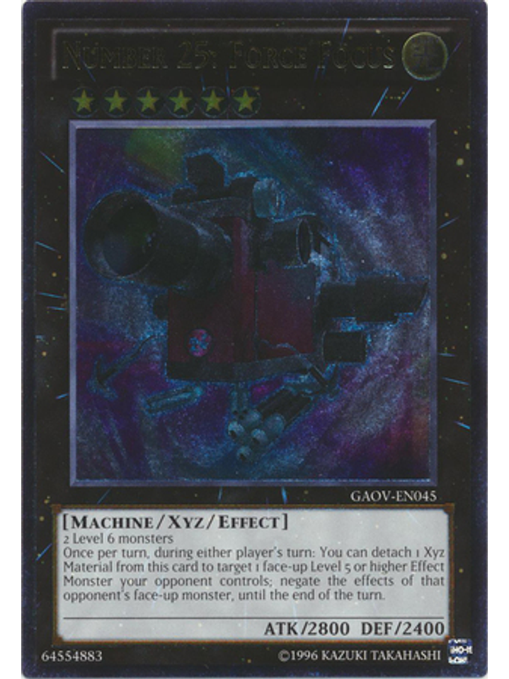 Number 25: Force Focus - GAOV-EN045 - Ultra Rare Unlimited 1