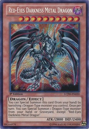 Red-Eyes Darkness Metal Dragon - LCJW-EN050 - Secret Rare