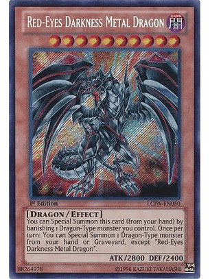 Red-Eyes Darkness Metal Dragon - LCJW-EN050 - Secret Rare