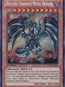 Red-Eyes Darkness Metal Dragon - LCJW-EN050 - Secret Rare
