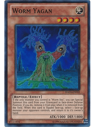 Worm Yagan - HA03-EN055 - Super Rare Unlimited