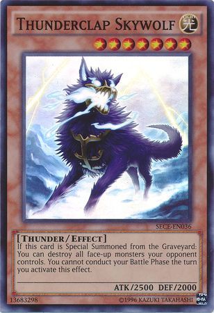 Thunderclap Skywolf - SECE-EN036 - Super Rare Unlimited