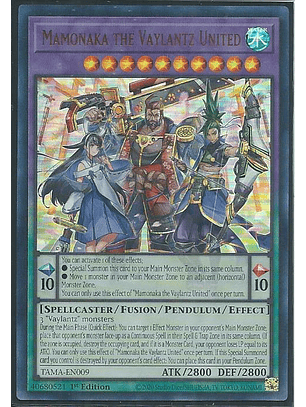 Mamonaka the Vaylantz United - TAMA-EN009 - Ultra Rare 1st Edition