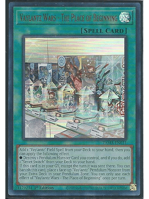 Vaylantz Wars - The Place of Beginning - TAMA-EN011 - Collector's Rare 1st Edition