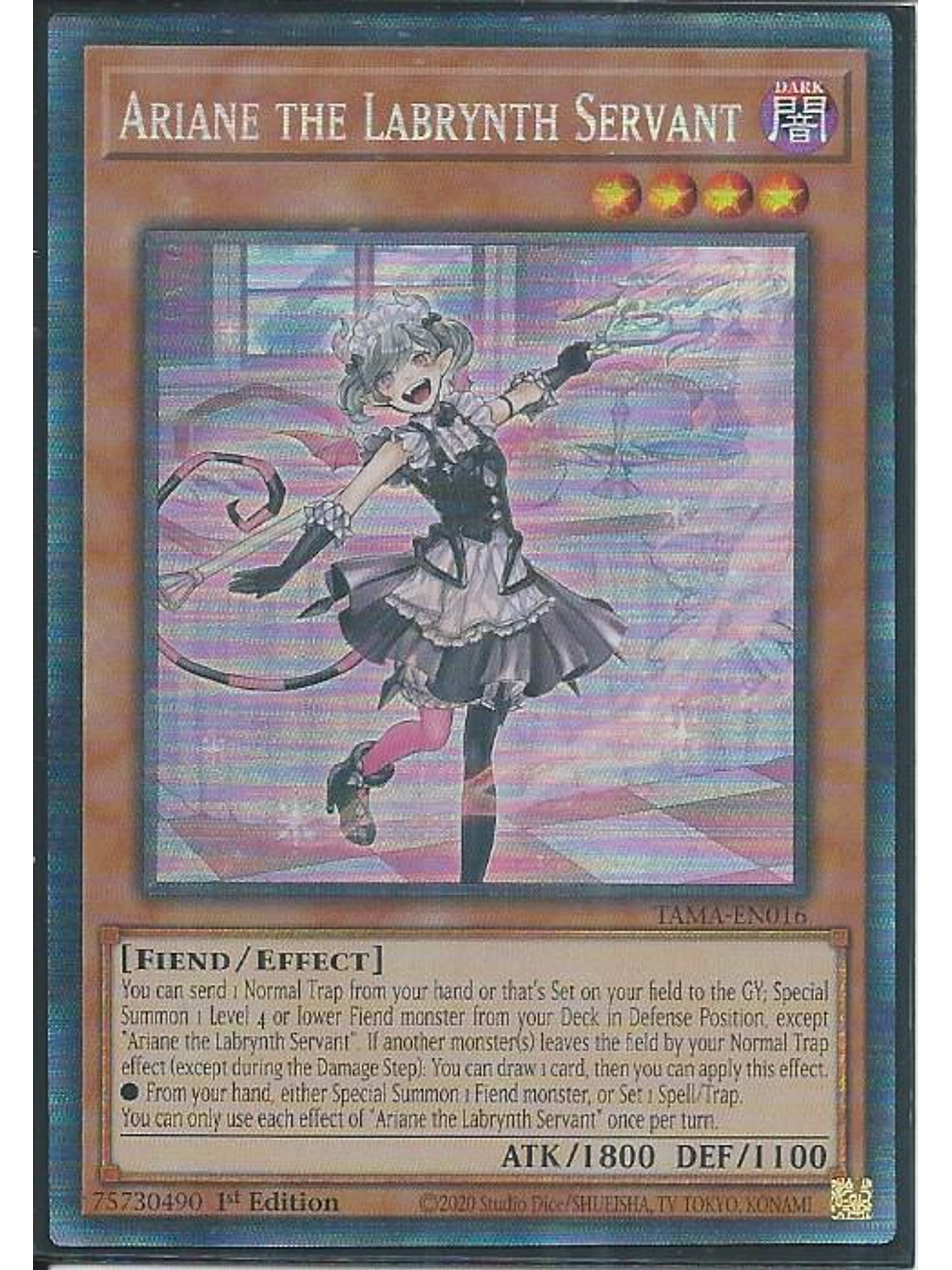 Ariane the Labrynth Servant - TAMA-EN016 - Collector's Rare 1st Edition 1