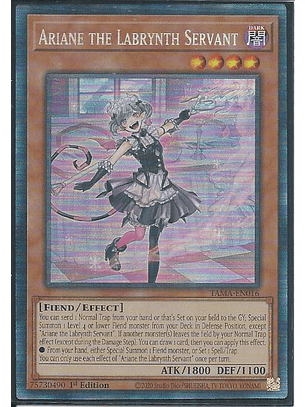 Ariane the Labrynth Servant - TAMA-EN016 - Collector's Rare 1st Edition