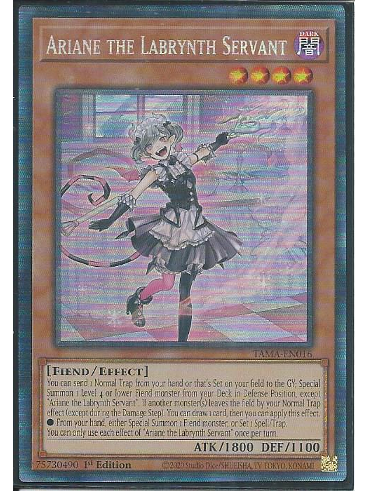 Ariane the Labrynth Servant - TAMA-EN016 - Collector's Rare 1st Edition 1