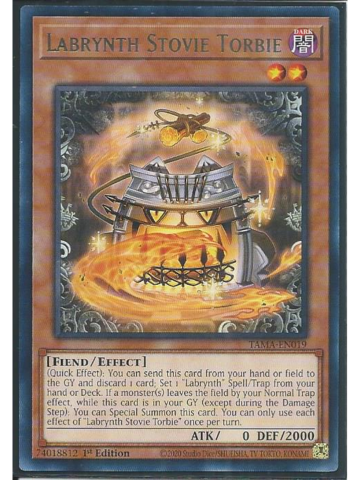 Labrynth Stovie Torbie - TAMA-EN019 - Rare 1st Edition 1
