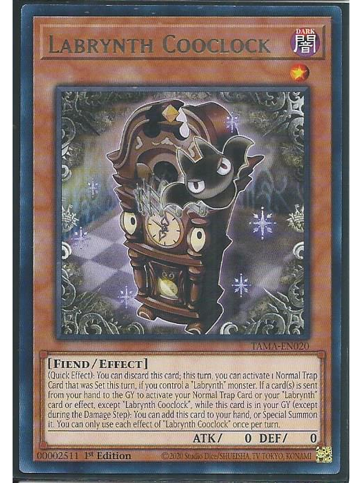 Labrynth Cooclock - TAMA-EN020 - Rare 1st Edition 1