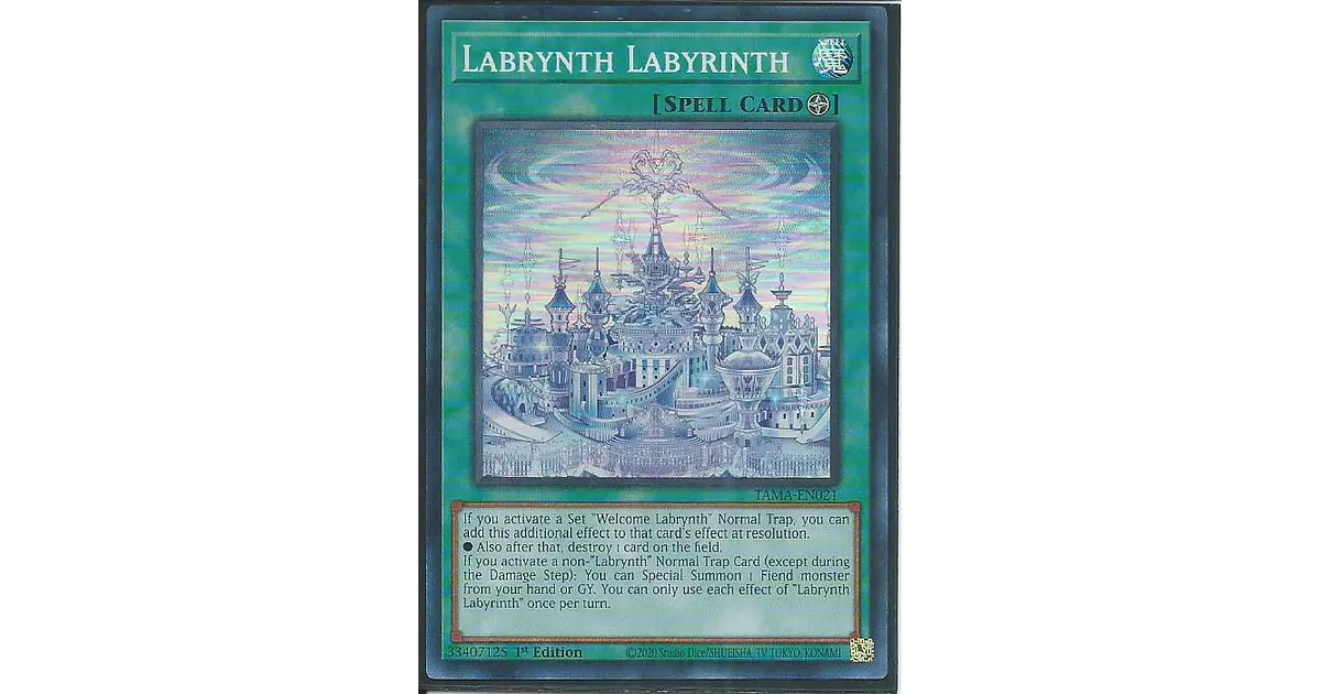 Labrynth Labyrinth - TAMA-EN021 - Super Rare 1st Edition