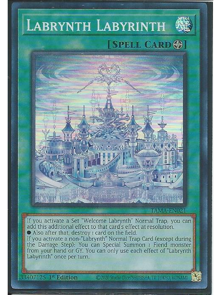 Labrynth Labyrinth - TAMA-EN021 - Super Rare 1st Edition 1