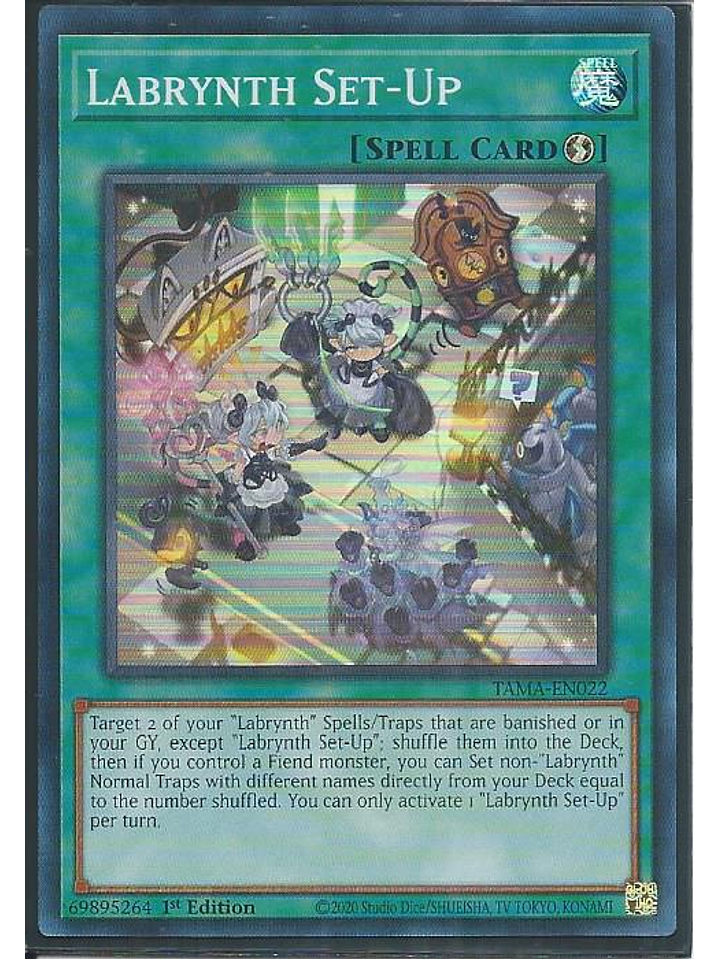 Labrynth Set-Up - TAMA-EN022 - Super Rare 1st Edition 1
