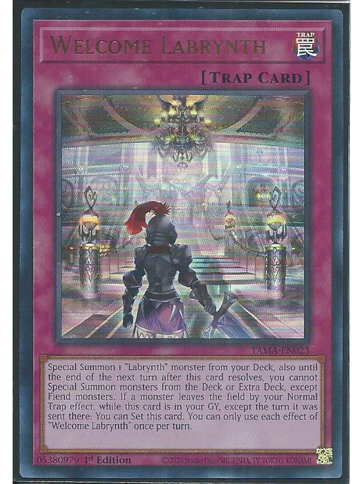 Welcome Labrynth - TAMA-EN023 - Ultra Rare 1st Edition 1
