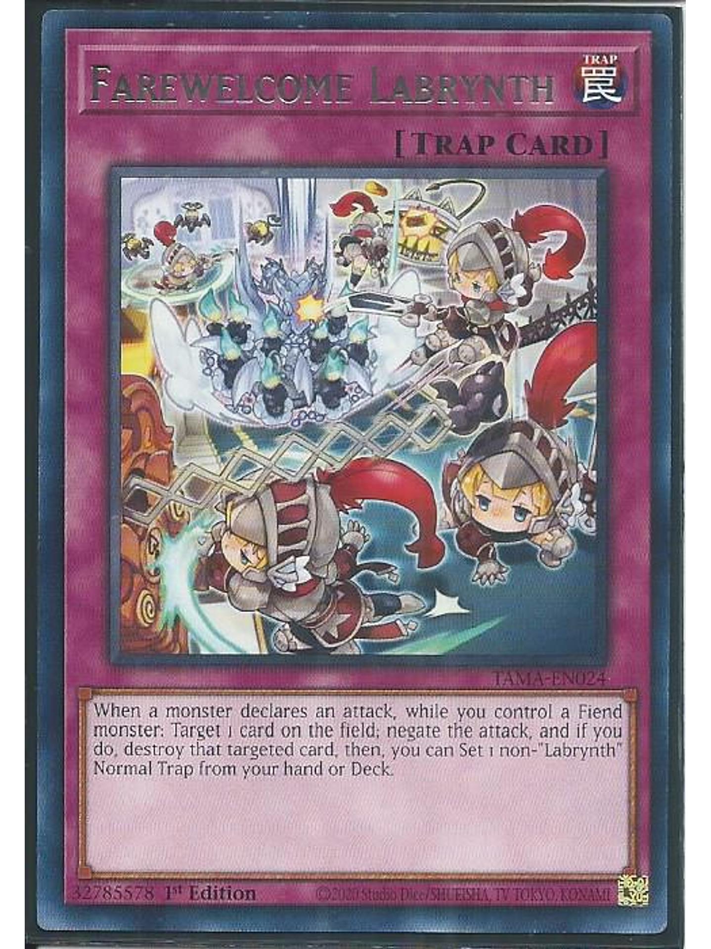 Farewelcome Labrynth - TAMA-EN024 - Rare 1st Edition 1
