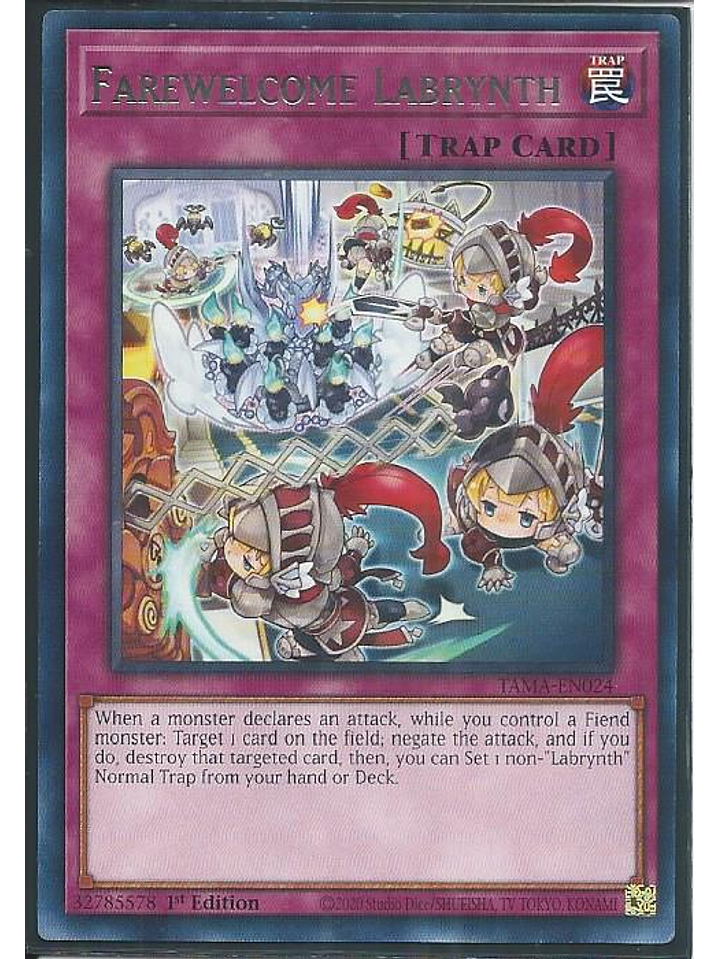Farewelcome Labrynth - TAMA-EN024 - Rare 1st Edition 1