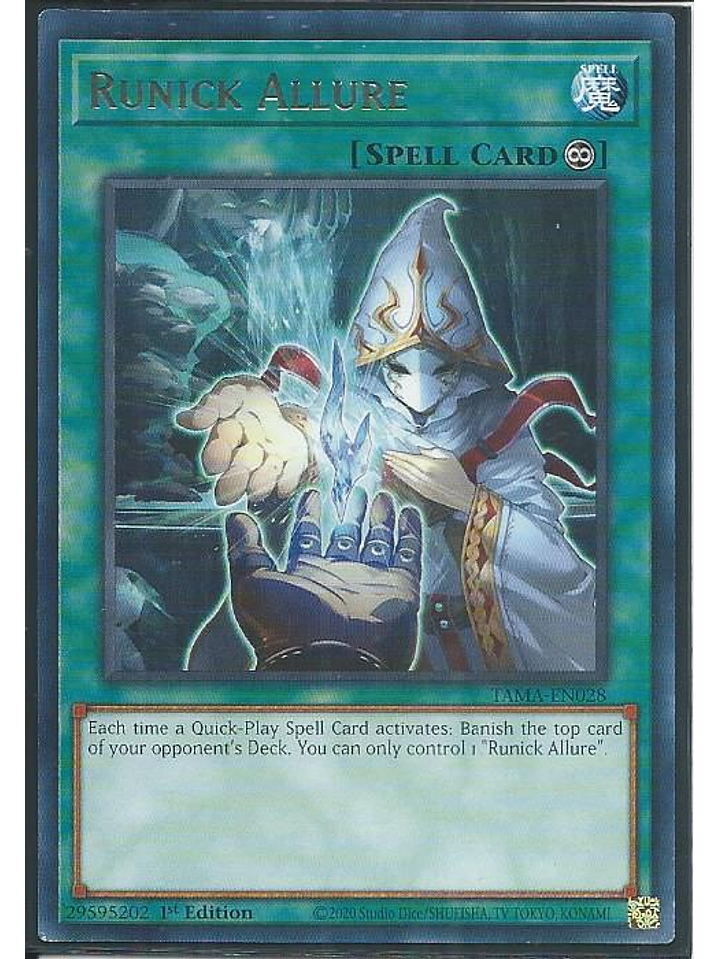Runick Allure - TAMA-EN028 - Rare 1st Edition 1