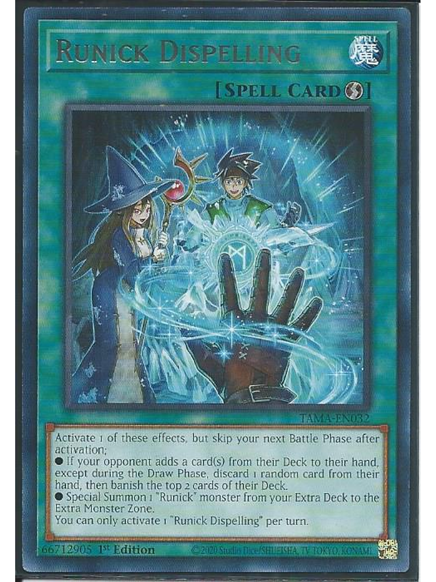 Runick Dispelling - TAMA-EN032 - Rare 1st Edition 1