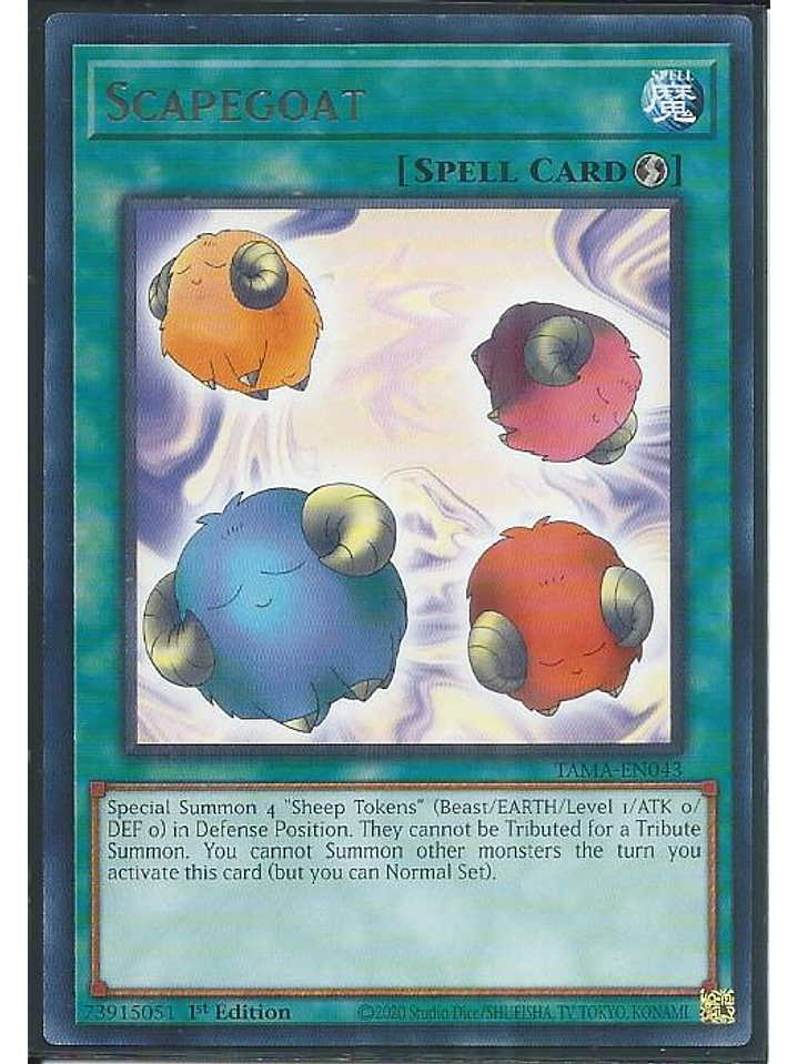 Scapegoat - TAMA-EN043 - Rare 1st Edition 1