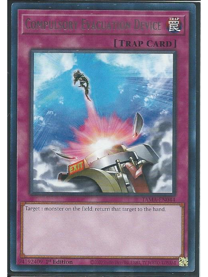 Compulsory Evacuation Device - TAMA-EN044 - Rare 1st Edition 1