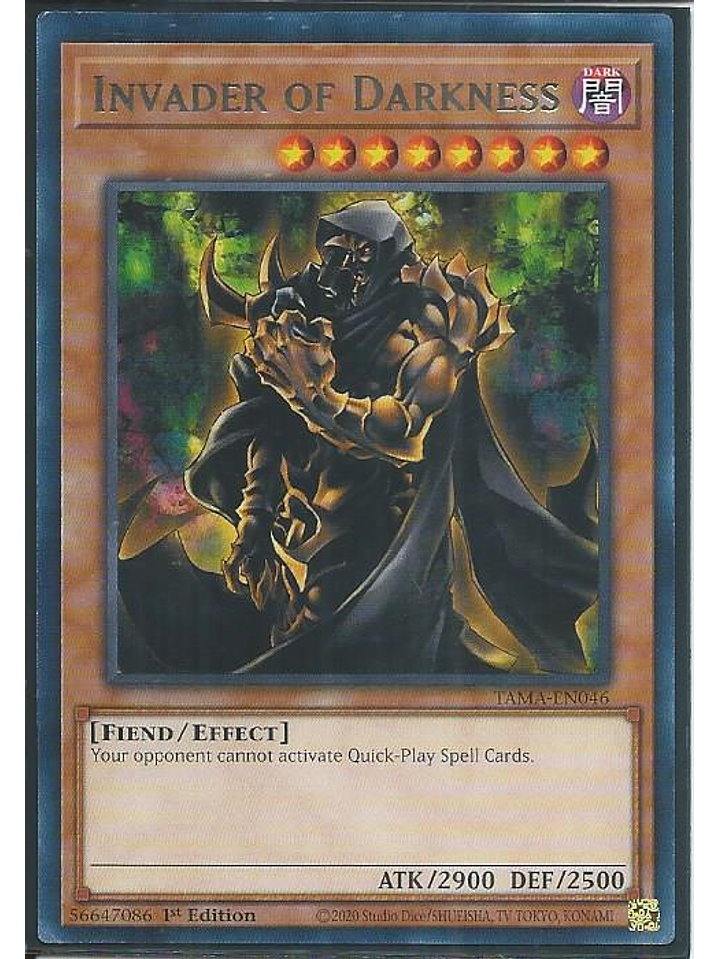 Invader of Darkness - TAMA-EN046 - Rare 1st Edition 1