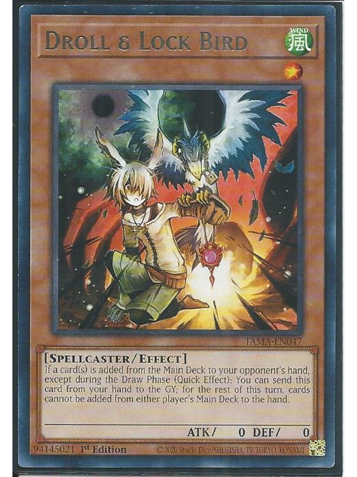 Droll & Lock Bird - TAMA-EN047 - Rare 1st Edition 1