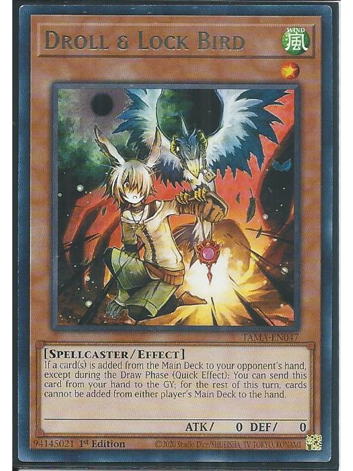 Droll & Lock Bird - TAMA-EN047 - Rare 1st Edition 1