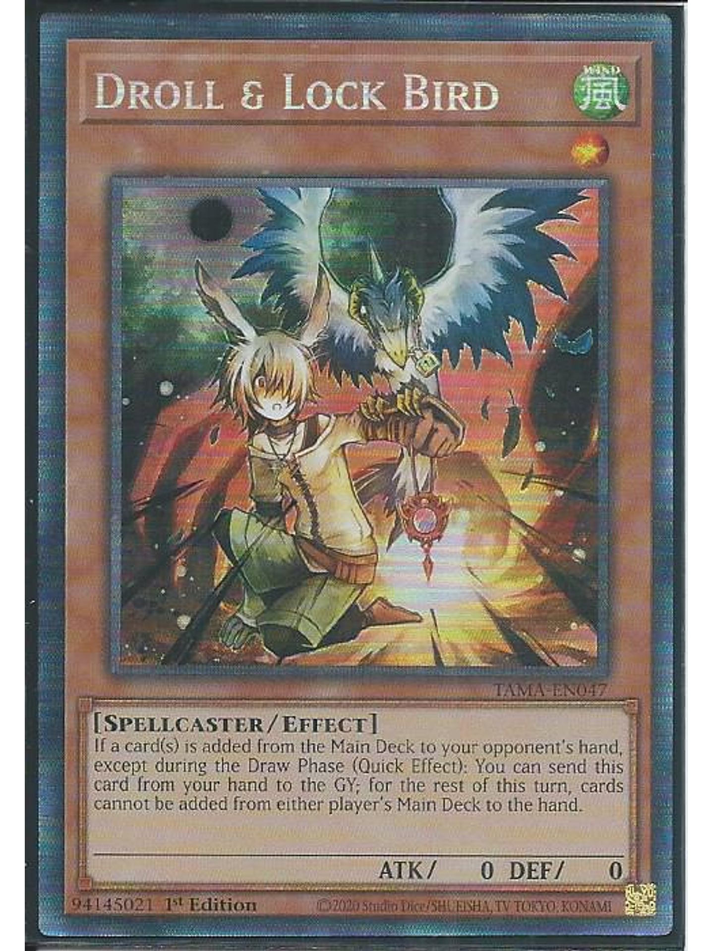 Droll & Lock Bird - TAMA-EN047 - Collector's Rare 1st Edition 1