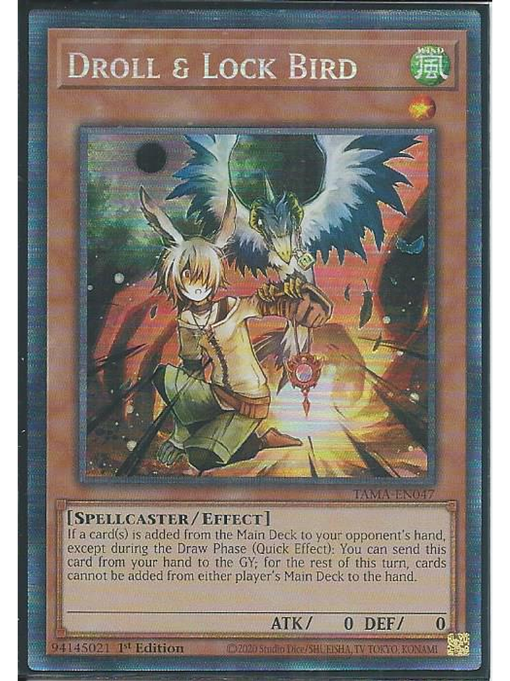 Droll & Lock Bird - TAMA-EN047 - Collector's Rare 1st Edition 1