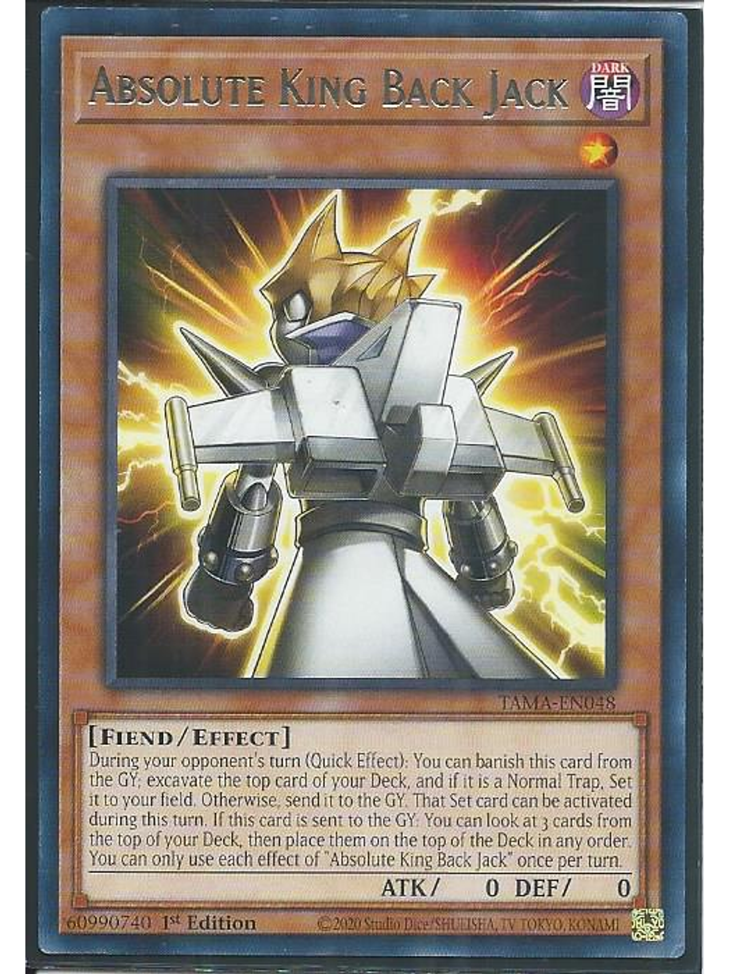 Absolute King Back Jack - TAMA-EN048 - Rare 1st Edition 1