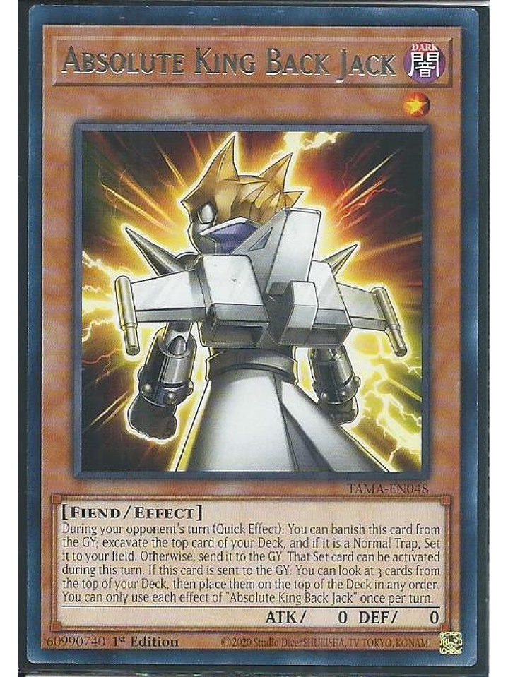 Absolute King Back Jack - TAMA-EN048 - Rare 1st Edition 1