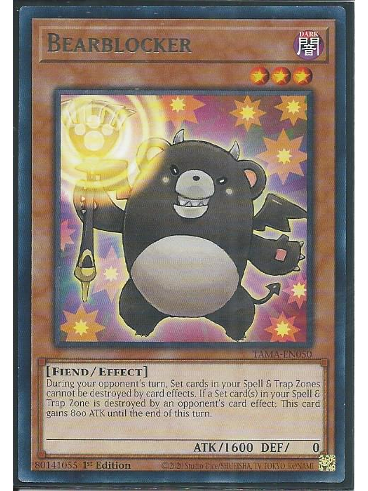 Bearblocker - TAMA-EN050 - Rare 1st Edition 1