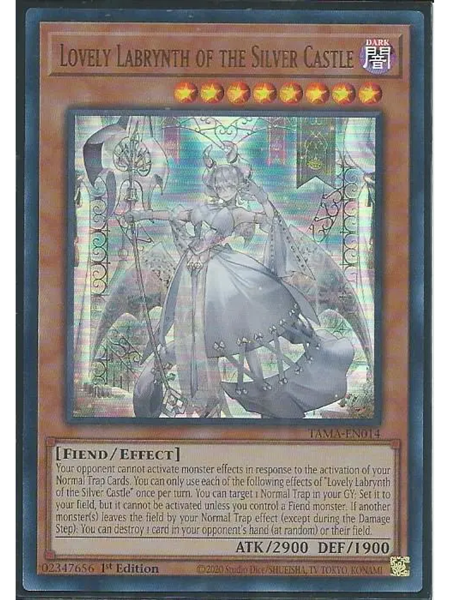 Lovely Labrynth of the Silver Castle - TAMA-EN014 - Ultra Rare 1st Edition 1