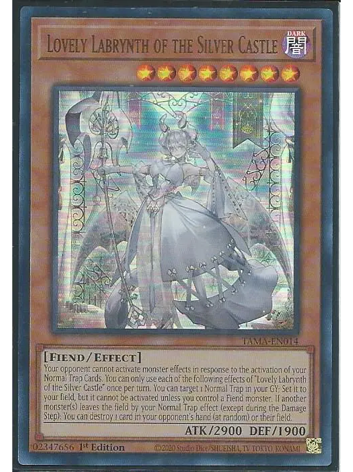 Lovely Labrynth of the Silver Castle - TAMA-EN014 - Ultra Rare 1st Edition 1