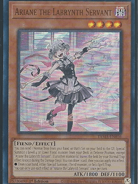 Ariane the Labrynth Servant - TAMA-EN016 - Ultra Rare 1st Edition