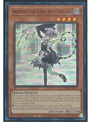 Arianna the Labrynth Servant - TAMA-EN017 - Ultra Rare 1st Edition