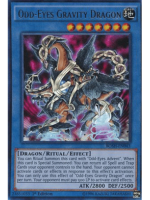Odd-Eyes Gravity Dragon - BOSH-EN043 - Ultra Rare 1st Edition