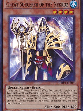 Great Sorcerer of the Nekroz - THSF-EN011 - Super Rare 1st Edition