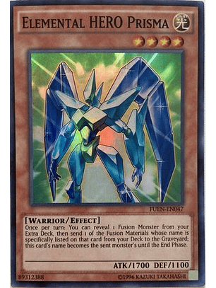 Elemental Hero Prisma - FUEN-EN047 - Super Rare Unlimited