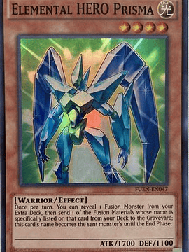Elemental Hero Prisma - FUEN-EN047 - Super Rare Unlimited