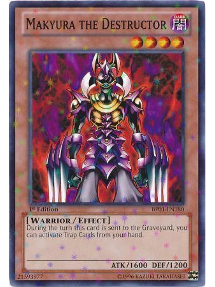 Makyura the Destructor - BP01-EN180 - Starfoil Rare 1st Edition 1